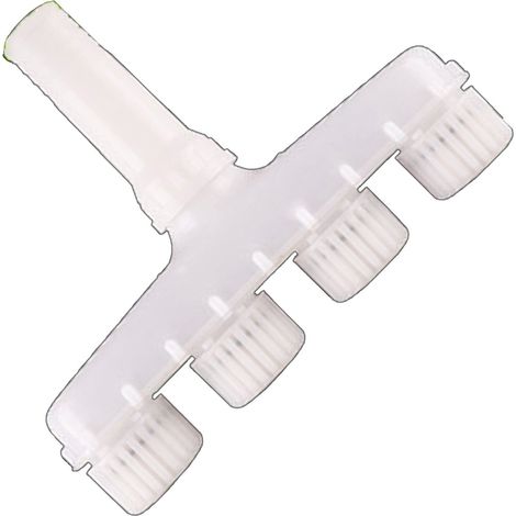Tête d'arrosage multifonctionnelle en plastique pour le jardin, l'agriculture et les activités de plein air, quatre trous (1/5)