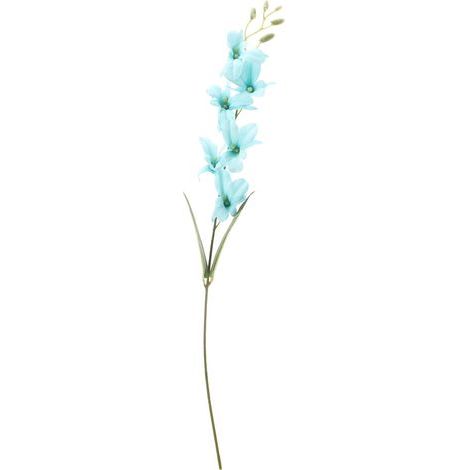 Fleur artificielle d'orchidée bleue réaliste, décoration de tige pour mariage, décoration de maison (1/5)