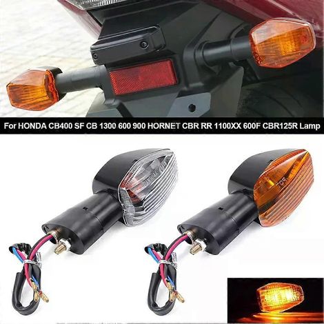 Clignotant avant/arrière pour moto HONDA CB400 SF CB 1300 600 900 HORNET CBR RR 1100XX 600F CBR125R (1 pièce) - JXLGV (1/4)