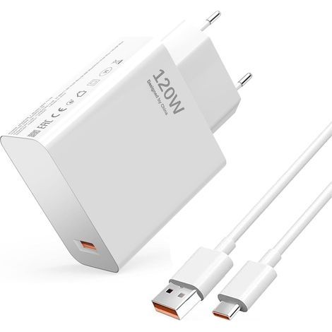 Chargeur USB-C 120 W (avec câble de charge rapide), adaptateur secteur, chargeur (1/5)