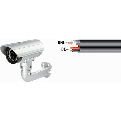 Trade Shop - Kupfer-Kupfer-Koaxialkabel, TV-Antenne, Kameras, 200 Meter, Maxtech CCTV-C200M - (1/3)