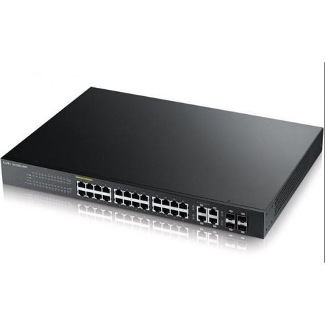 Zyxel GS1920-24HPv2 28 Port Smart Managed Gb Switch (1/4)