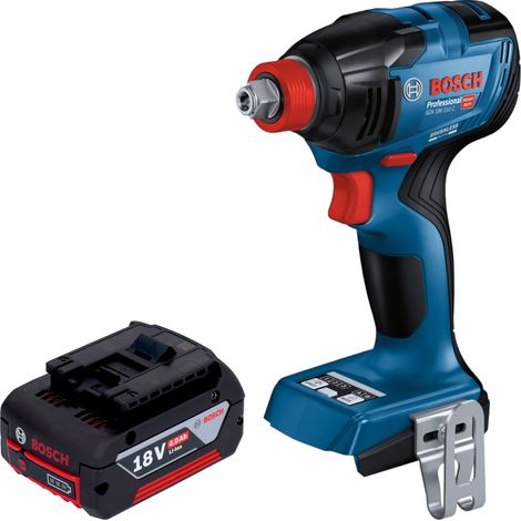 Bosch GDX 18V-210 C Avvitatore a impulsi professionale a batteria 18 V 210 Nm senza spazzole + 1x batteria ricaricabile 4,0 Ah - senza caricabatteria