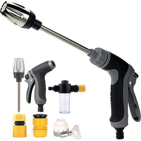 High-Pressure Washers with Rotating Nozzle and 3 Spray Modes, High Pressure, Three Spray Modes, For Gardens, Patios, Driveways, Floors, Garages and Fences (1/5)