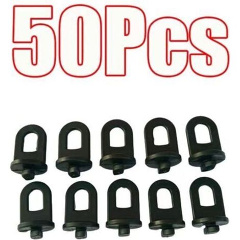 Pack of 50 Plastic Greenhouse Fixing Clips (1/5)