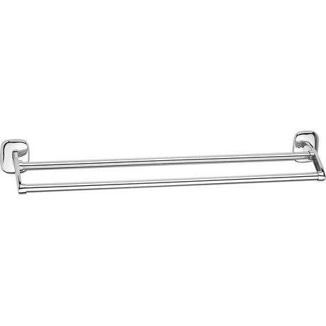 Aqualine Rumba - Porte-serviettes double, longueur 640 mm, chromé RB111 (1/2)