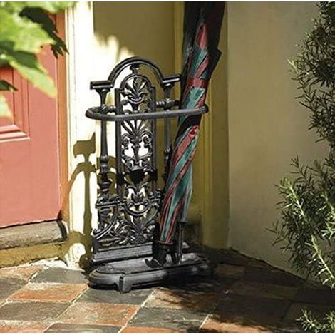 Antique Style Brown Ornate Vintage Stick Stand