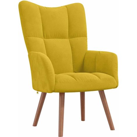 Maison Exclusive - Relaxsessel Senfgelb Samt (1/5)