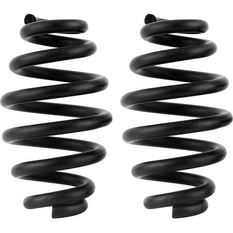 Lot de 2 ressorts de selle de moto, en acier, 8,5 x 5 cm, noir mat (1/3)