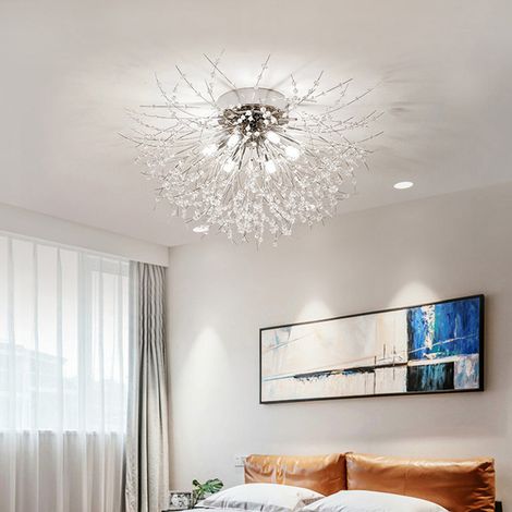 Chrome Beaded Fireworks Recessed Ceiling Light (1/5)