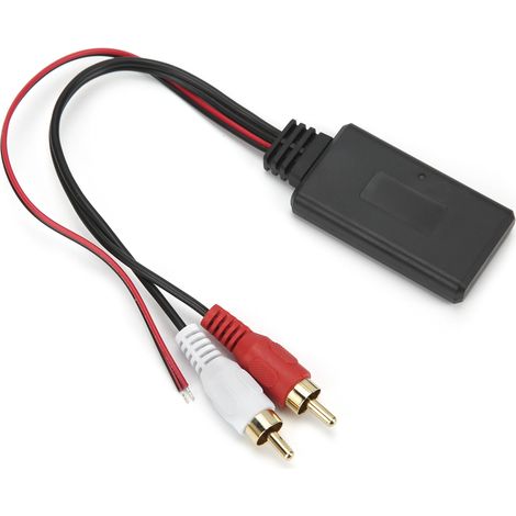 Adaptateur Bluetooth 5.0 RCA Radio Auto Portable Câble Audio Musique Sans Fil Compatible Kenwood (1/5)