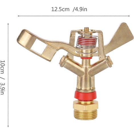 G3/4in 25mm Zinc Alloy Rocker Arm Sprinkler Nozzle Head 1PCS (1/4)