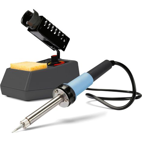 Velleman Lötstation 50 W mit LED-Anzeige und elektronischer Temperaturregelung 175–480 °C, geeignet für Profis und Heimwerker