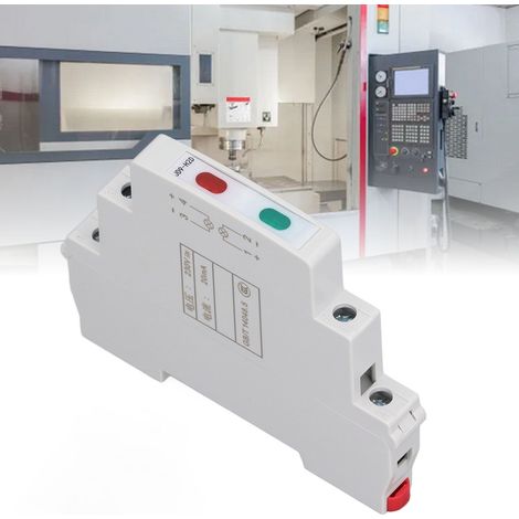 Voyant lumineux LED sur rail JD9-H2D AC/DC 230V pour montage sur rail DIN, utilisable comme voyant lumineux dans les circuits de télécommunications, électriques et autres. (1/5)