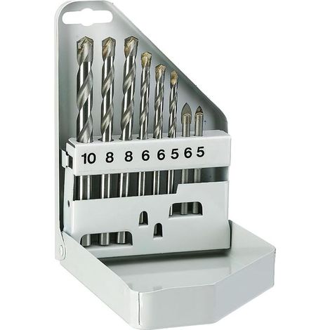 ALPEN estuche brocas alpen ceramica / cristal 8 piezas , Estuche Brocas Alpen Ceramica / Cristal 8 Piezas.&43Brocas de cerámica.- Brocas para cerámica de alto rendi