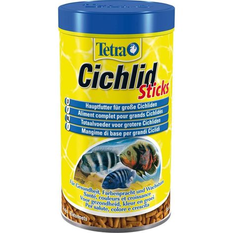 Tetra Cichlid sticks aliment de base pour gros cichlidés 500ml