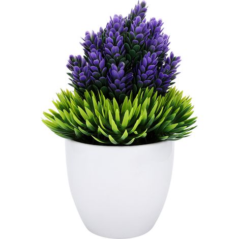 Bonsai Artificiel - Fleur En Plastique Résistante - Décoration Intérieur Bureau - 1 Pièce (1/5)