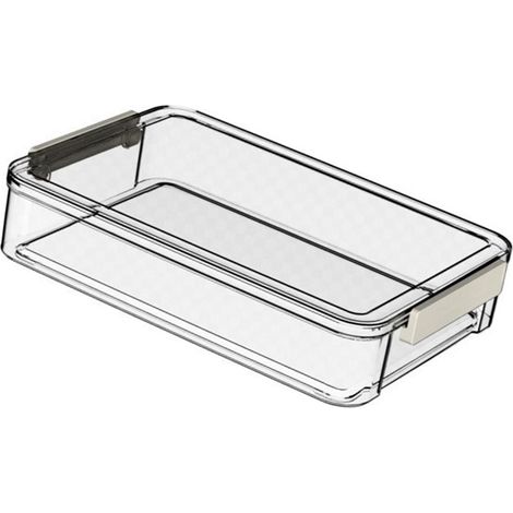 Boîte rangement papier A4 PET transparent robuste organisateur documents multi-usages pour magazines photos timbres enveloppes factures 1 pièce (1/4)