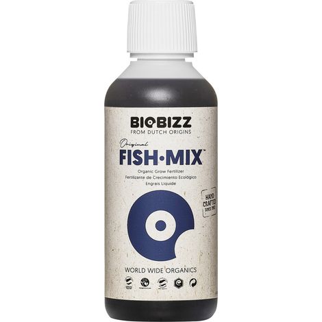 BioBizz Grow Dünger Fish-Mix 250 ml Pflanzendünger Sofort- und Langzeitwirkung (1/3)