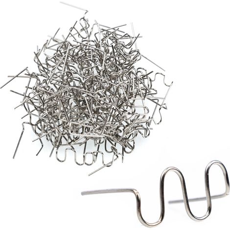 Rosfix Graffette in plastica, onda larga, 0,6 mm, 100 pz.