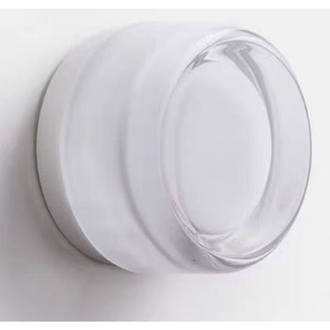 Applique Murale LED Design Oeuf en Verre Transparent, Luminaire Mural Blanc 220V pour Tête de Lit, Couloir, Entrée, Salle de Bain et Chambre à Coucher