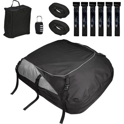Sac de toit de voiture 566L - Sac de toit étanche et souple - Pliable (1/5)