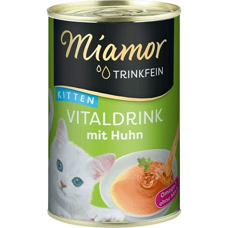 Miamor Trinkfein Vitaldrink Barattolo da 135 ml - Gattino Pollo 135 ml
