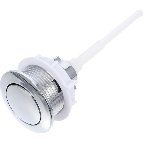 Bouton Poussoir de Chasse D’Eau pour Réservoir Wc, ABS Argenté (1/5)