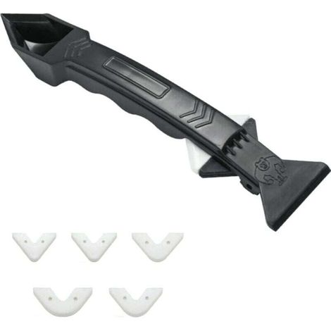 Kit d'outils de calfeutrage - Ensemble d'outils de mastic amovible pour cuisine, salle de bain, mur et extérieur (1/4)