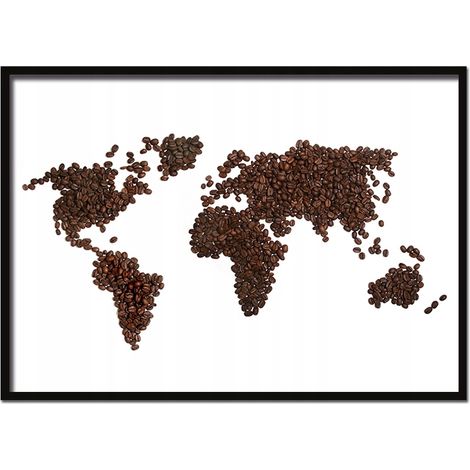 Bildplakat im Rahmen 43x33 cm Kaffee P562 horizontal (1/3)