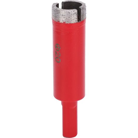 Foret à scie à denture plate en acier rapide revêtu de diamant, 20 mm, pour carrelage et marbre. (1/5)