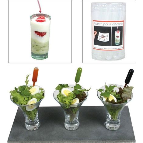 Pipette de decoration, petit modele x100 - Chevalier