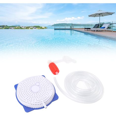 Pompe à siphon automatique portable pour couverture de piscine et accessoires de piscine (1/5)