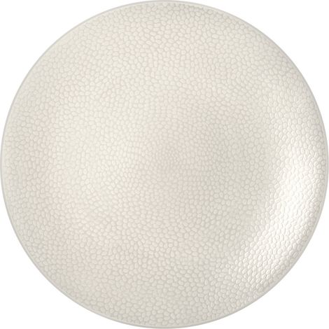 6 Assiette Plate 27 Cm Ivoire - Stone - Medard De Noblat (1/3)