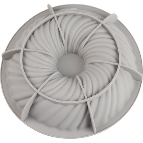 Runde Silikon-Kuchenform, Spiral-Kuchenform, antihaftbeschichtet zum Backen (1/5)