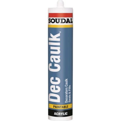 Soudal Decorators Caulk White 300ml