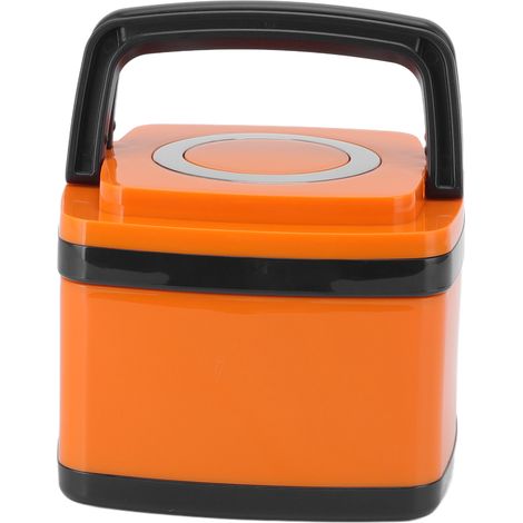 Boîte à bento isotherme en acier inoxydable 304, étanche, empilable, style japonais, idéale pour les étudiants et les employés de bureau. Conteneur simple, 0,8 l. (1/5)