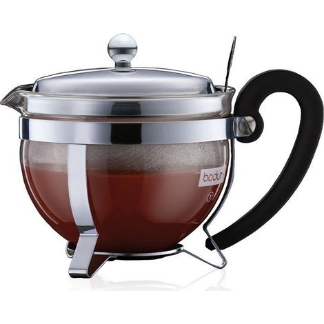 Bodum Teebereiter Chambord 0,5 Liter, mit Filter, Edelstahl (1/2)