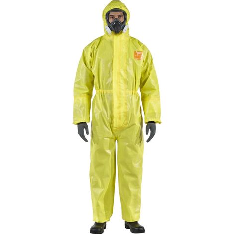 Ansell Schutzoverall Typ 3/4/5 AlphaTec 3000, gelb, Unisex-Größe: 3XL