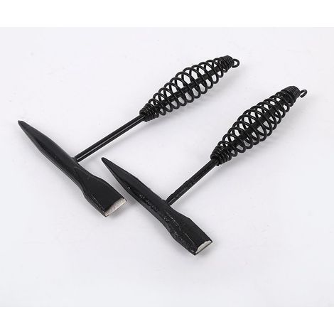 GDHZS- 2pcs 300g Soudeur électrique marteau à ressort scories de soudage Knock off marteau amortisseur de chocs,avec poignée à ressort hélicoïdal en acier (1/5)
