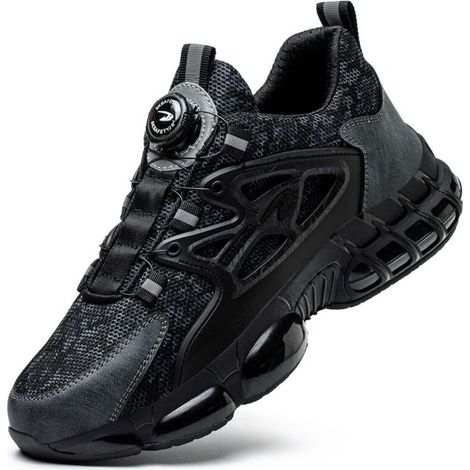 Chaussures de Sécurité Hommes Femmes Basket Légère Respirante Travail Antidérapante avec Embout en Acier 36-46 EU