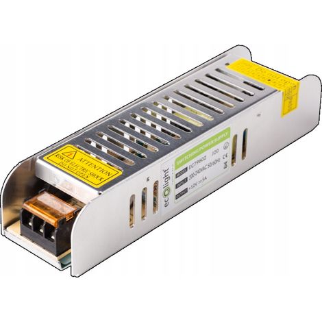Alimentation modulaire LED mince 12 V IP20 100 W EcoLight