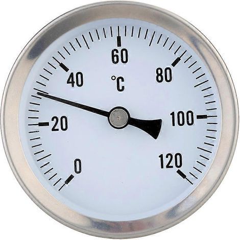63-mm-Metallthermometer, wasserdichtes Rohrthermometer, für chemische und industrielle Anwendungen (1/4)
