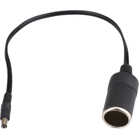 Rallonge avec prise allume-cigare vers prise allume-cigare femelle DC 5,52,1 mm 12 V pour réfrigérateur de voiture, camping-car, GPS, etc. (1/4)