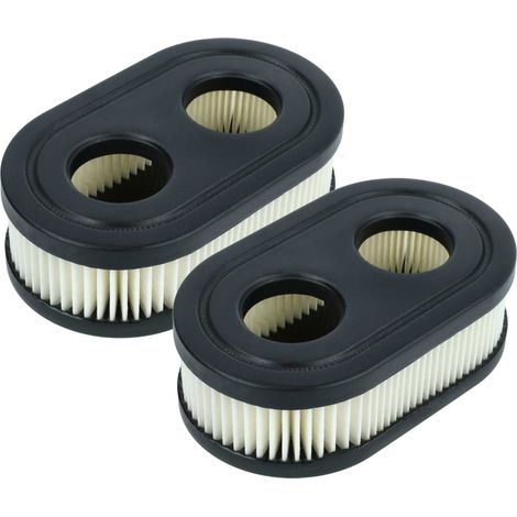 vhbw 2x Filter compatible with Briggs & Stratton 09P702-0040-F1, 09P702-0041-F1, 09P702-0038-H1, 09P702-0039-H1 Lawnmower - 11.1 x 6.7 x 3.4 cm