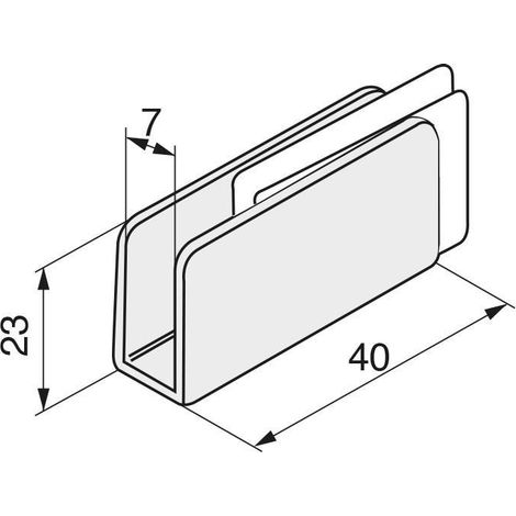 HERRAJES ALK hi-fi placa para insertar en puerta de acabado grafito (1/2)