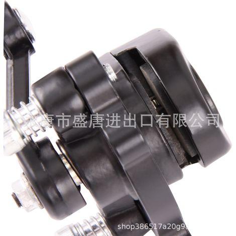 Two front and rear disc brake calipers compatible with 47cc and 49cc 2-stroke Pocket Bike mini bicycles. (1/4)