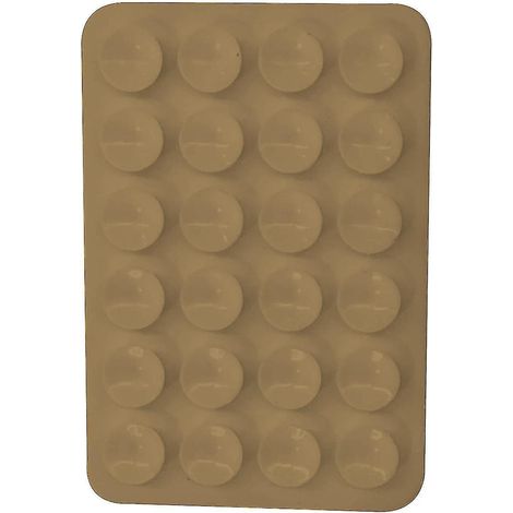 Lot de 5 supports adhésifs à ventouse en silicone pour coques de téléphone, compatibles avec les coques iPhone et Android, support mains libres pour téléphone portable (gris) (1/4)
