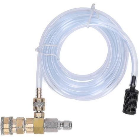 5000 PSI Hochdruckreiniger mit einstellbarem Chemikalieninjektor aus Messing und Edelstahl und einem 3 Meter langen Schlauch