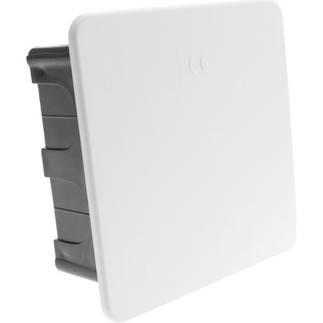 BeMatik - Boîte encastrée de registre électrique carré 100x100x48mm pour les murs creux (1/5)